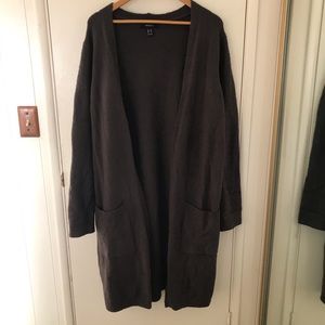 COPY - Forever 21+ Longline Gray Cardigan